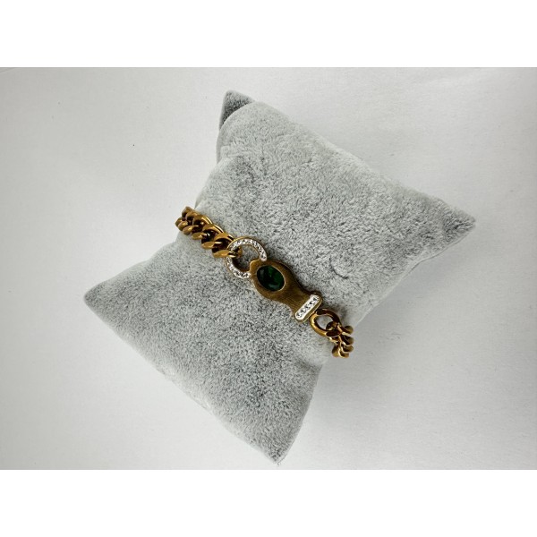 Bronz Ayarlanabilir Desenli Bileklik